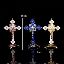 Load image into Gallery viewer, Charlie the Catholic De Colores Crucifix