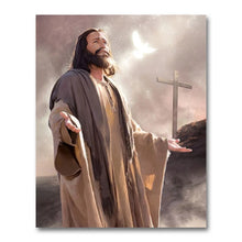 Load image into Gallery viewer, Jesus Knocked at The Door Religious Christ Famous Oil Painting Canvas Art Print Wall Art Picture for Bedroom Church Mural Decor