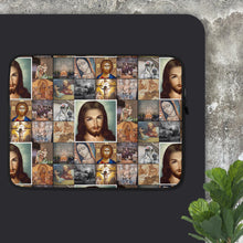 Load image into Gallery viewer, +JMJ Laptop Sleeve by Charlie the Catholic