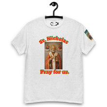 Load image into Gallery viewer, St. Nicholas, Pray for us T-Shirt by Charlie the Catholic