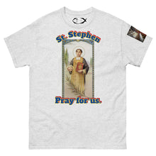 Load image into Gallery viewer, St. Stephen, Pray for us T-Shirt by Charlie the Catholic