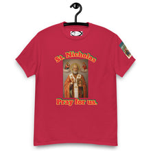 Load image into Gallery viewer, St. Nicholas, Pray for us T-Shirt by Charlie the Catholic