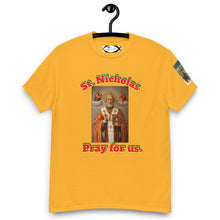 Load image into Gallery viewer, St. Nicholas, Pray for us T-Shirt by Charlie the Catholic