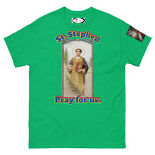 Load image into Gallery viewer, St. Stephen, Pray for us T-Shirt by Charlie the Catholic