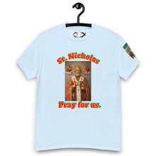 Load image into Gallery viewer, St. Nicholas, Pray for us T-Shirt by Charlie the Catholic