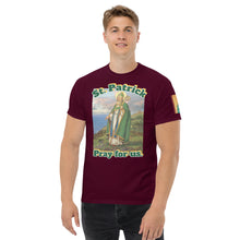Load image into Gallery viewer, St. Patrick, Pray for us T-Shirt by Charlie the Catholic