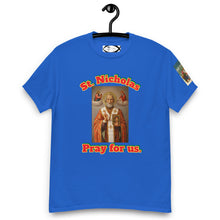 Load image into Gallery viewer, St. Nicholas, Pray for us T-Shirt by Charlie the Catholic