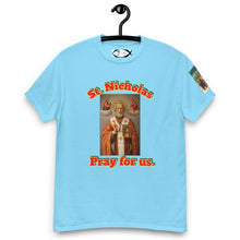 Load image into Gallery viewer, St. Nicholas, Pray for us T-Shirt by Charlie the Catholic