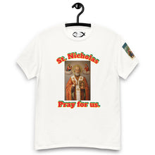 Load image into Gallery viewer, St. Nicholas, Pray for us T-Shirt by Charlie the Catholic