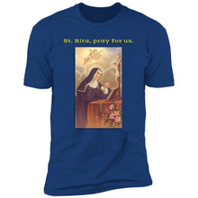 Load image into Gallery viewer, Charlie theCatholic - St. Rita Premium Short Sleeve Tee