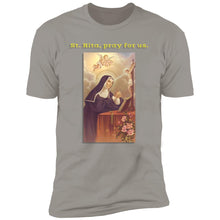 Load image into Gallery viewer, Charlie theCatholic - St. Rita Premium Short Sleeve Tee