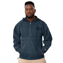 Load image into Gallery viewer, Charlie the Catholic Champion Packable Jacket - Black Logo