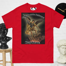 Load image into Gallery viewer, St. Michael the Archangel, Pray for us T-Shirts by Charlie the Catholic