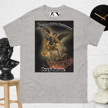 Load image into Gallery viewer, St. Michael the Archangel, Pray for us T-Shirts by Charlie the Catholic