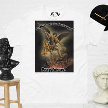 Load image into Gallery viewer, St. Michael the Archangel, Pray for us T-Shirts by Charlie the Catholic