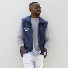 Load image into Gallery viewer, Charlie the Catholic Columbia Fleece Vest