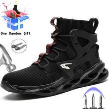 Load image into Gallery viewer, Charlie the Catholic - St. Joseph the Worker Steel Toe Shoes/Boots - Benedictine "Black" & Franciscan Friars of the Renewal "Gray"