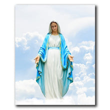 Load image into Gallery viewer, Our Lord Jesus & the Virgin Mary Christian Art Canvas Painting Home Decor Wall Pictures for Living Room Catholic Church