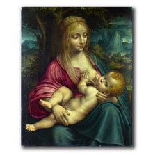 Load image into Gallery viewer, Our Lord Jesus & the Virgin Mary Christian Art Canvas Painting Home Decor Wall Pictures for Living Room Catholic Church