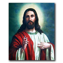 Load image into Gallery viewer, Our Lord Jesus & the Virgin Mary Christian Art Canvas Painting Home Decor Wall Pictures for Living Room Catholic Church