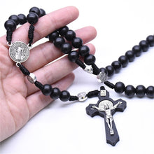 Load image into Gallery viewer, Charlie the Catholic - Rosary St. Benedict Medal Cross