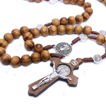 Load image into Gallery viewer, Charlie the Catholic - Rosary St. Benedict Medal Cross