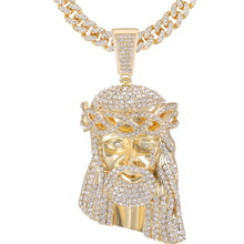 Load image into Gallery viewer, Charlie the Catholic - Jesus Piece Pendant & Necklace - High Quality Gold/Silver Plated Chain