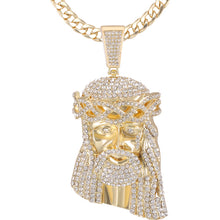 Load image into Gallery viewer, Charlie the Catholic - Jesus Piece Pendant & Necklace - High Quality Gold/Silver Plated Chain