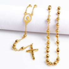 Load image into Gallery viewer, Charlie the Catholic -18k Gold Plated Stainless Steel Rosaries