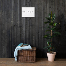 Load image into Gallery viewer, Personalize Design Thin Canvas