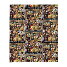 Load image into Gallery viewer, Communion of Saints Throw Blanket by Charlie the Catholic