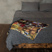 Load image into Gallery viewer, Communion of Saints Throw Blanket by Charlie the Catholic