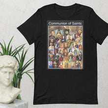 Load image into Gallery viewer, Communion of Saints Unisex t-shirt / Customize by Customer Available in Real Time