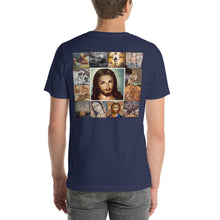 Load image into Gallery viewer, Charlie the Catholic +JMJ Unisex T-shirt (Personalization Available)