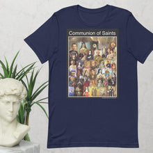 Load image into Gallery viewer, Communion of Saints Unisex t-shirt / Customize by Customer Available in Real Time