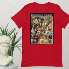 Load image into Gallery viewer, Communion of Saints Unisex t-shirt / Customize by Customer Available in Real Time