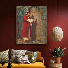 Load image into Gallery viewer, Jesus Knocked at The Door Religious Christ Famous Oil Painting Canvas Art Print Wall Art Picture for Bedroom Church Mural Decor
