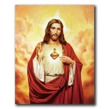 Load image into Gallery viewer, Jesus Knocked at The Door Religious Christ Famous Oil Painting Canvas Art Print Wall Art Picture for Bedroom Church Mural Decor
