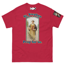 Load image into Gallery viewer, St. Stephen, Pray for us T-Shirt by Charlie the Catholic
