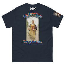 Load image into Gallery viewer, St. Stephen, Pray for us T-Shirt by Charlie the Catholic
