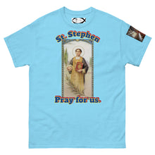 Load image into Gallery viewer, St. Stephen, Pray for us T-Shirt by Charlie the Catholic
