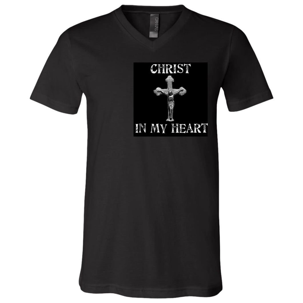 Christ In My Heart - V-Neck T-Shirt