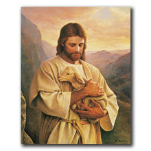 Load image into Gallery viewer, Our Lord Jesus &amp; the Virgin Mary Christian Art Canvas Painting Home Decor Wall Pictures for Living Room Catholic Church
